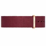  Shop Authentic Daniel Wellington Classic Roselyn White Dial Maroon Nylon Strap Watch For Women - DW00100267 - Luxxuri