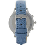  Shop Authentic Swarovski Octea Lux Chrono Blue Dial Blue Leather Strap Watch for Women - 5580600 - Luxxuri