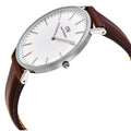  Shop Authentic Daniel Wellington Classic Bristol Quartz White Dial Brown Leather Strap Watch For Men - DW00100023 - Luxxuri