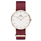  Shop Authentic Daniel Wellington Classic Roselyn White Dial Red NATO Strap Watch For Women - DW00100271 - Luxxuri