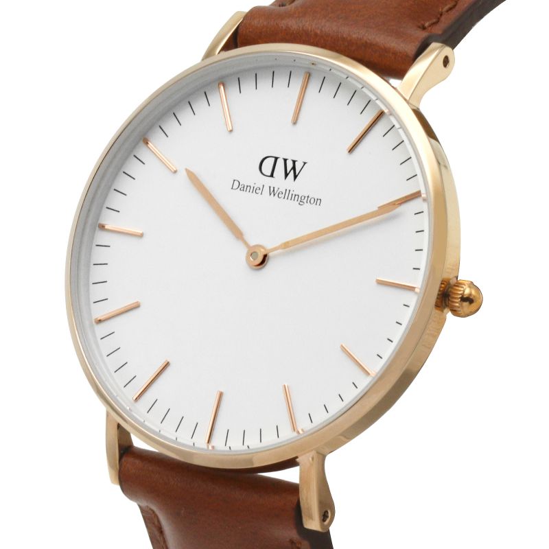  Shop Authentic Daniel Wellington Classic St. Mawes White Dial Brown Leather Strap Watch for Men - DW00100035 - Luxxuri