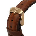  Shop Authentic Daniel Wellington Classic St. Mawes White Dial Brown Leather Strap Watch for Men - DW00100035 - Luxxuri