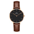 Shop Authentic Daniel Wellington Petite St Mawes Black Dial Brown Leather Strap Watch For Women - DW00100169 - Luxxuri