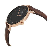  Shop Authentic Daniel Wellington Petite St Mawes Black Dial Brown Leather Strap Watch For Women - DW00100169 - Luxxuri