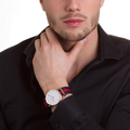  Shop Authentic Daniel Wellington Classic Oxford White Dial Two Tone NATO Strap Watch For Men - DW00100001 - Luxxuri