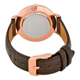  Shop Authentic Daniel Wellington Classic Petite York Black Dial Brown Leather Strap Watch For Women - DW00100170 - Luxxuri