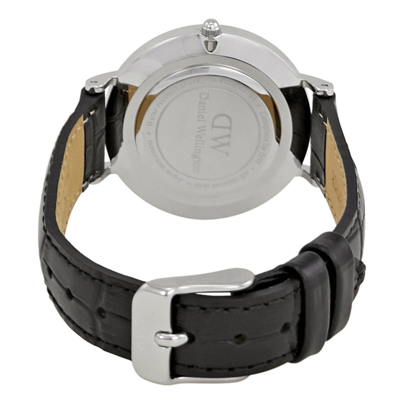  Shop Authentic Daniel Wellington Classic Petite Reading Black Dial Black Leather Strap Watch For Women - DW00100179 - Luxxuri