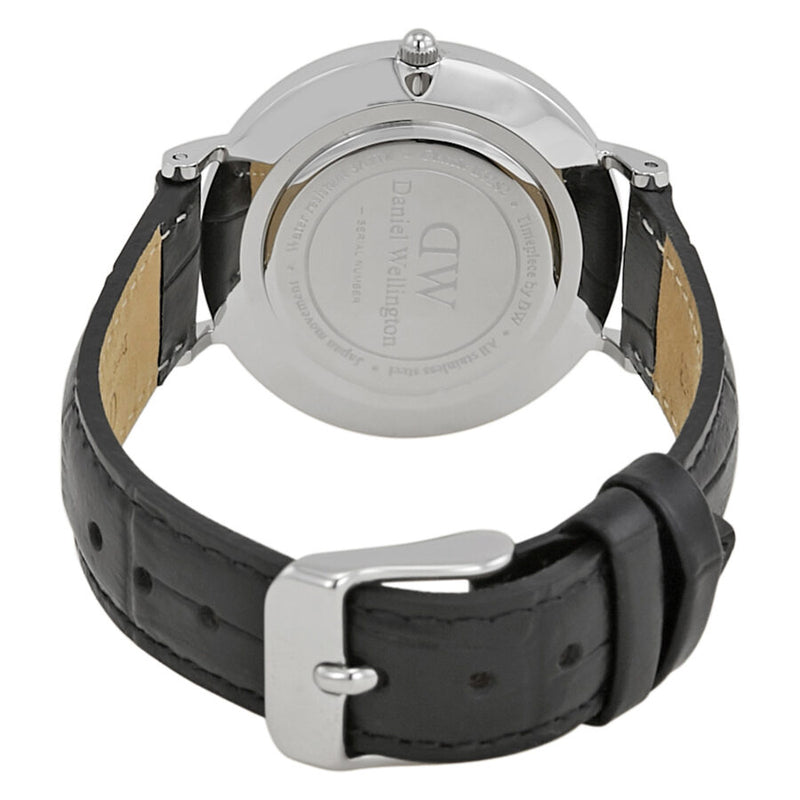  Shop Authentic Daniel Wellington Classic Petite Reading White Dial Black Leather Strap Watch For Women - DW00100185 - Luxxuri