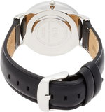  Shop Authentic Daniel Wellington Classic Sheffield White Dial Black Leather Strap Watch For Women - DW00100053 - Luxxuri
