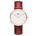  Shop Authentic Daniel Wellington Classic Suffolk White Dial Brown Leather Strap Watch For Women - DW00100120 - Luxxuri