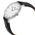  Shop Authentic Daniel Wellington Classic Reading White Dial Black Leather Strap Watch For Women - DW00100058 - Luxxuri