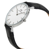  Shop Authentic Daniel Wellington Classic Reading White Dial Black Leather Strap Watch For Women - DW00100058 - Luxxuri