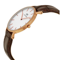  Shop Authentic Daniel Wellington Classic York White Dial Brown Leather Strap Watch For Women - DW00100038 - Luxxuri