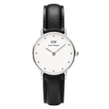  Shop Authentic Daniel Wellington Classy Sheffield White Dial Black Leather Strap Watch For Women - DW00100068 - Luxxuri