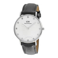  Shop Authentic Daniel Wellington Classy Sheffield White Dial Black Leather Strap Watch For Women - DW00100080 - Luxxuri