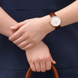  Shop Authentic Daniel Wellington Classic St. Mawes White Dial Brown Leather Strap Watch for Men - DW00100035 - Luxxuri