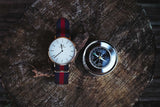  Shop Authentic Daniel Wellington Classic Canterbury White Dial Two Tone NATO Strap Watch For Women - DW00100030 - Luxxuri