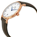  Shop Authentic Daniel Wellington Dapper Bristol White Dial Brown Leather Strap Watch For Women - DW00100094 - Luxxuri