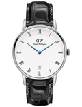  Shop Authentic Daniel Wellington Dapper Reading Quartz White Dial Black Leather Strap Watch For Women - DW00100117 - Luxxuri