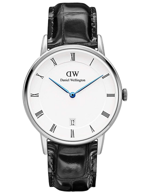 Shop Authentic Daniel Wellington Dapper Reading Quartz White Dial Black Leather Strap Watch For Women - DW00100117 - Luxxuri