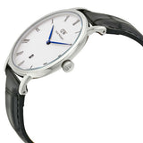  Shop Authentic Daniel Wellington Dapper Reading White Dial Black Leather Strap Watch For Men - DW00100108 - Luxxuri