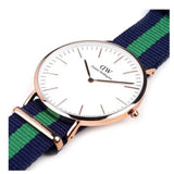  Shop Authentic Daniel Wellington Classic Warwick White Dial Two Tone Nylon Strap Watch for Men - DW00100005 - Luxxuri