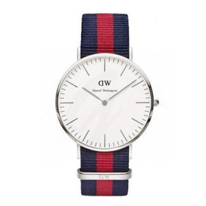  Shop Authentic Daniel Wellington Classic Oxford White Dial Two Tone Nylon Strap Watch For Men - DW00100015 - Luxxuri
