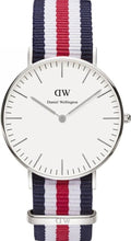  Shop Authentic Daniel Wellington Classic Canterbury White Dial Two Tone NATO Strap Watch For Women - DW00100051 - Luxxuri