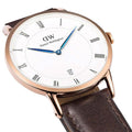  Shop Authentic Daniel Wellington Dapper Bristol White Dial Brown Leather Strap Watch For Men - DW00100086 - Luxxuri