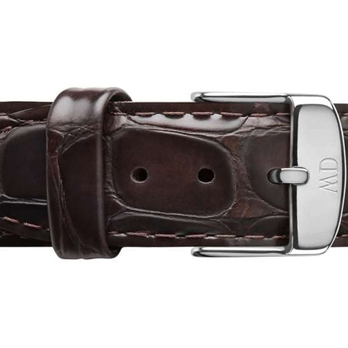  Shop Authentic Daniel Wellington Dapper York Quartz White Dial Dark Brown Leather Strap Watch For Women - DW00100097 - Luxxuri