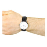  Shop Authentic Daniel Wellington Dapper Reading White Dial Black Leather Strap Watch For Men - DW00100108 - Luxxuri