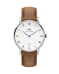  Shop Authentic Daniel Wellington Dapper Durham Analog White Dial Brown Leather Strap Watch For Women - DW00100114 - Luxxuri