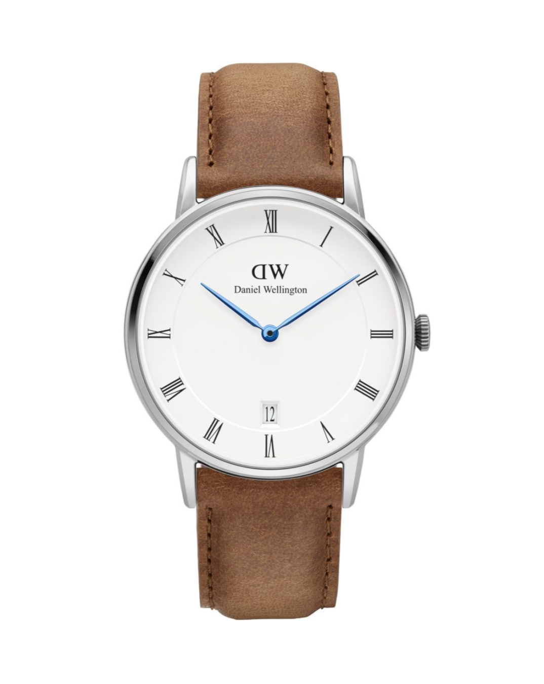  Shop Authentic Daniel Wellington Dapper Durham Analog White Dial Brown Leather Strap Watch For Women - DW00100114 - Luxxuri