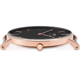  Shop Authentic Daniel Wellington Classic Reading Black Dial Black Leather Strap Watch For Men - DW00100129 - Luxxuri