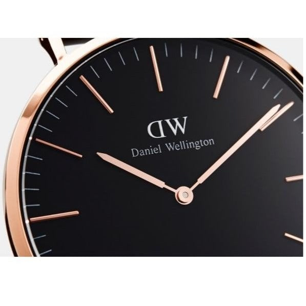  Shop Authentic Daniel Wellington Classic Cornwall Black Dial Black Nylon Strap Watch For Women - DW00100148 - Luxxuri