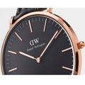  Shop Authentic Daniel Wellington Classic Cornwall Black Dial Black NATO Strap Watch For Women - DW00100150 - Luxxuri