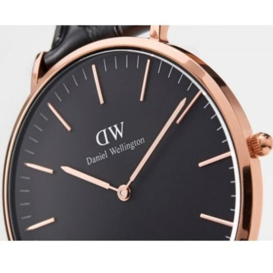  Shop Authentic Daniel Wellington Classic Cornwall Black Dial Black NATO Strap Watch For Women - DW00100150 - Luxxuri
