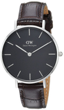  Shop Authentic Daniel Wellington Classic Petite York Black Dial Brown Leather Strap Watch For Women - DW00100182 - Luxxuri
