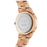  Shop Authentic Daniel Wellington Iconic Link White Dial Rose Gold Steel Strap Watch For Women - DW00100211 - Luxxuri