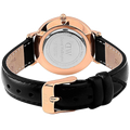 Shop Authentic Daniel Wellington Classic Petite Sheffield Black Dial Black Leather Strap Watch For Women - DW00100224 - Luxxuri