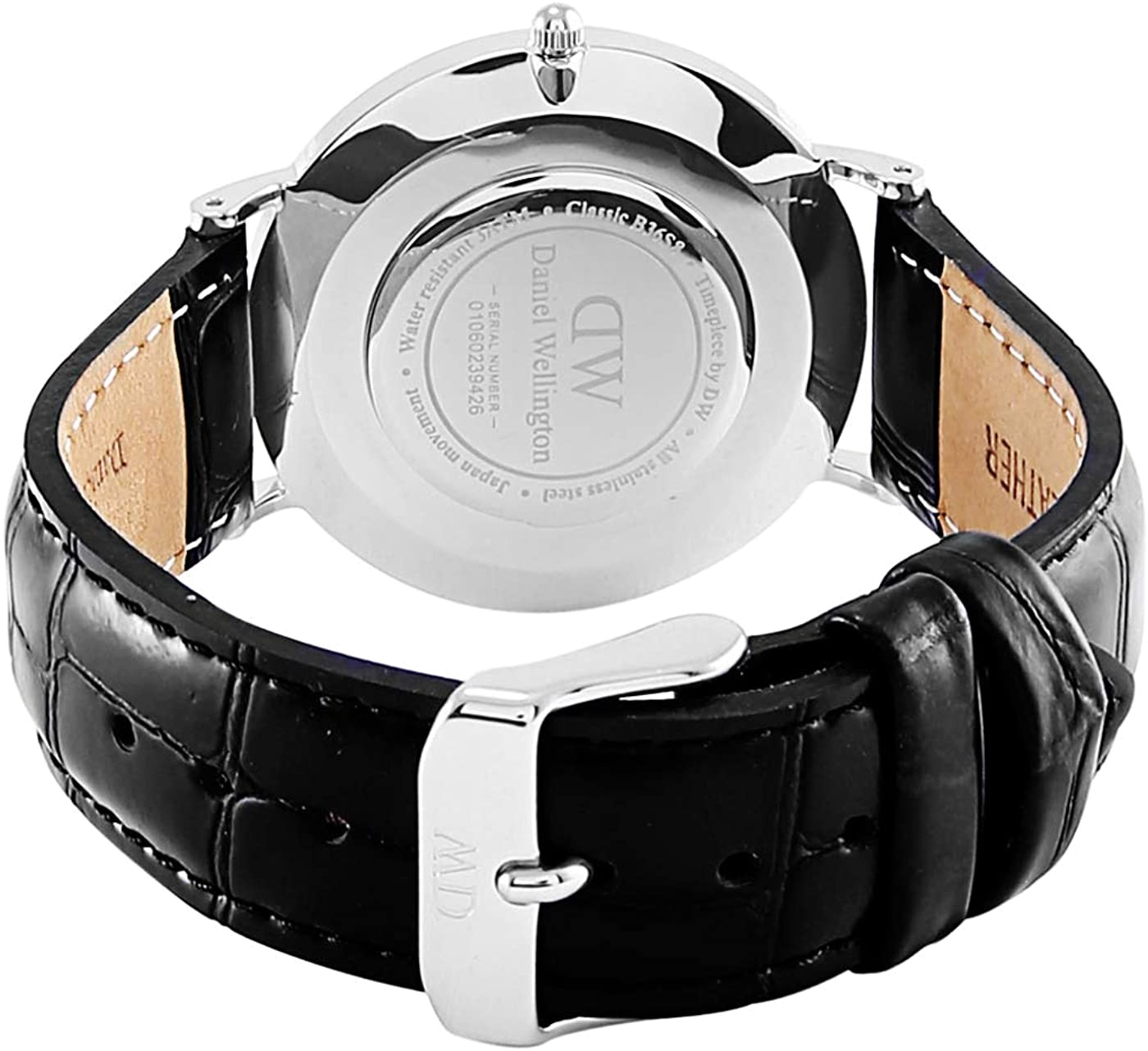  Shop Authentic Daniel Wellington Classic Petite Reading White Dial Black Leather Strap Watch For Women - DW00100241 - Luxxuri
