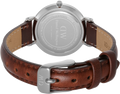  Shop Authentic Daniel Wellington Petite White Dial Brown Leather Strap Watch For Women - DW00100243 - Luxxuri