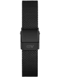  Shop Authentic Daniel Wellington Petite Ashfield Black Dial Black Mesh Strap Watch For Women - DW00100245 - Luxxuri