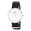  Shop Authentic Daniel Wellington Classic Petite Cornwall White Dial Green NATO Strap Watch For Women - DW00100253 - Luxxuri