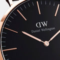  Shop Authentic Daniel Wellington Classic Roselyn Black Dial Maroon Nylon Strap Watch For Women - DW00100269 - Luxxuri