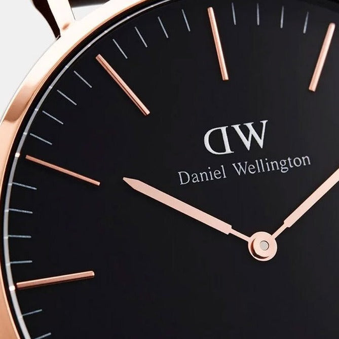  Shop Authentic Daniel Wellington Classic Roselyn Black Dial Maroon Nylon Strap Watch For Women - DW00100269 - Luxxuri