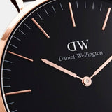  Shop Authentic Daniel Wellington Classic Roselyn Black Dial Maroon Nylon Strap Watch For Women - DW00100269 - Luxxuri