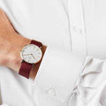  Shop Authentic Daniel Wellington Classic Roselyn White Dial Red NATO Strap Watch For Women - DW00100271 - Luxxuri