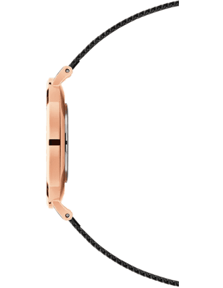  Shop Authentic Daniel Wellington Petite Ashfield Black Dial Black Mesh Strap Watch for Women - DW00100307 - Luxxuri