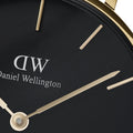 Shop Authentic Daniel Wellington Classic Petite Black Dial Gold Mesh Bracelet Watch For Women - DW00100347 - Luxxuri